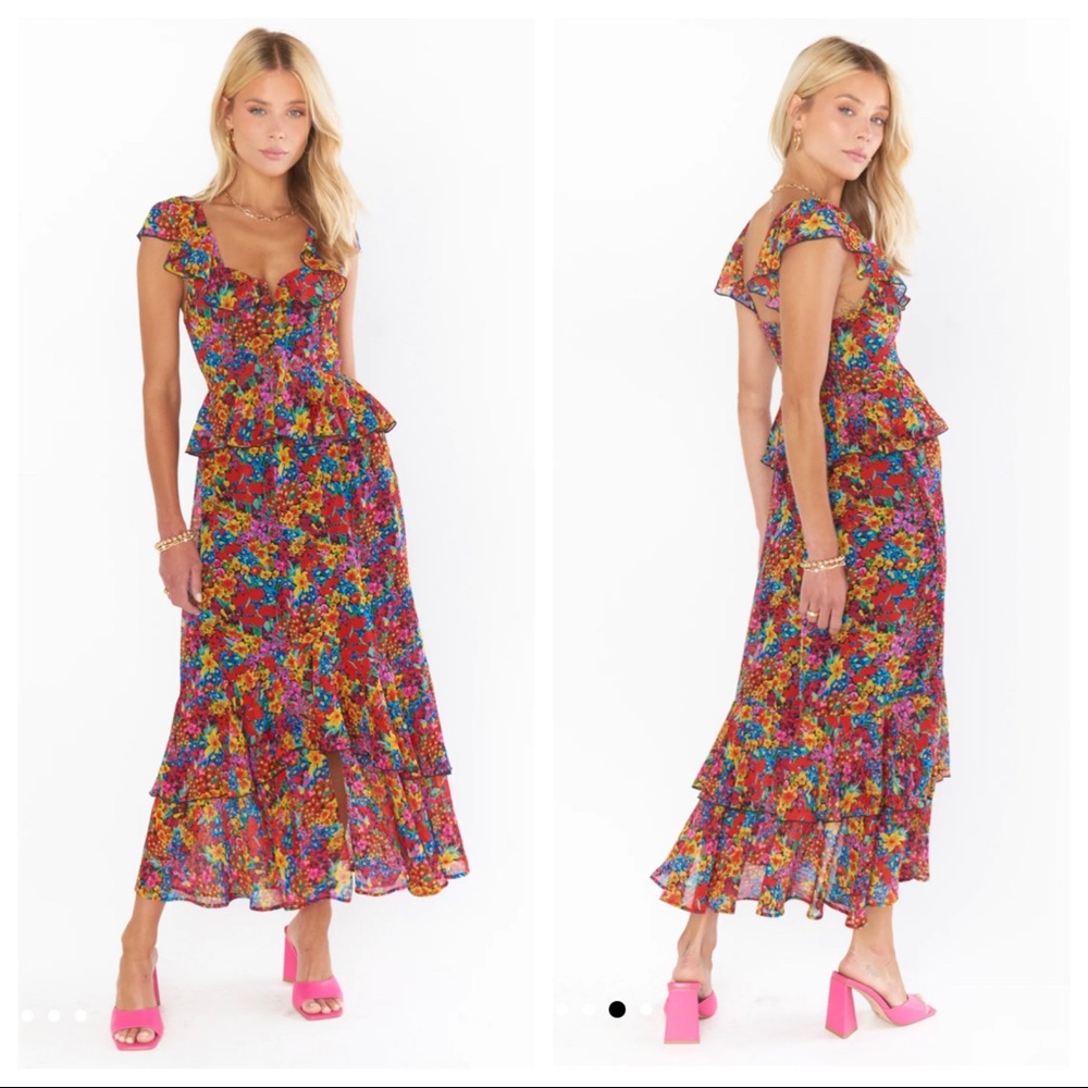 NWT Show Me Your Mumu Reese Ruffle Dress